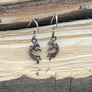 Vintage Native American Sterling Silver Earrings